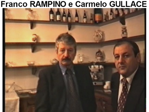 Franco RAMPINO e Carmelo GULLACE durante un dialogo a due
