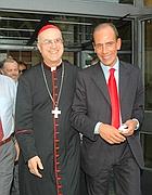 cardinal Bertone e Giuseppe Profiti