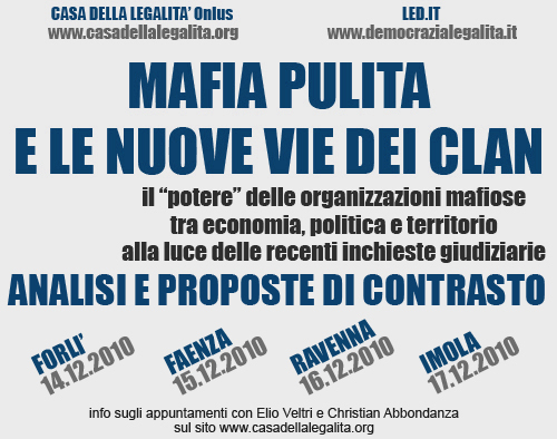 Lotta alle mafie, nuovi appuntamentiin Emilia-Romagna