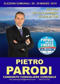 Pietro Parodi, già candidato PDL ad Albenga, ora Presidente di ECO-ALBENGA