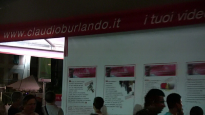 Lo stand di Cladio Burlando